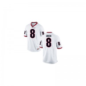 Limited A.J. Green Jersey UGA For Women - White