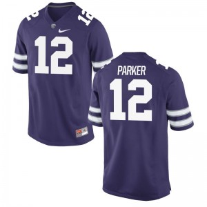 K-State AJ Parker Game Jersey Purple Mens
