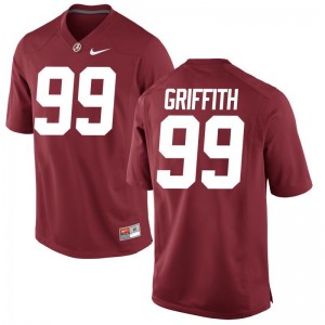 Adam Griffith For Men Jersey Game Alabama Red