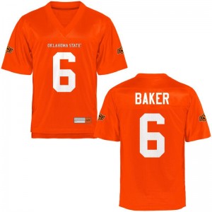 S-3XL Oklahoma State Adrian Baker Jerseys Player For Men Game Orange Jerseys