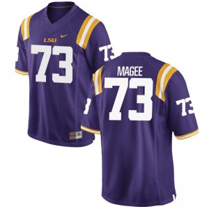 LSU Adrian Magee Jersey For Men Game Purple Jersey