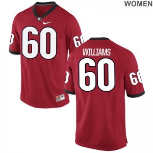 UGA Allen Williams Women Limited Red NCAA Jerseys