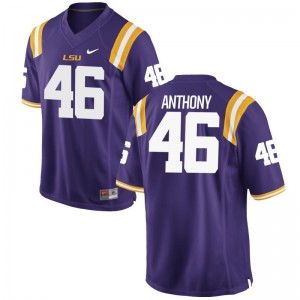 LSU Jersey of Andre Anthony For Men Purple Game