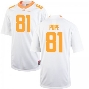 Austin Pope Tennessee Vols Jersey Limited White Men Jersey