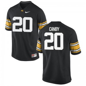 Iowa Hawkeyes Football Jersey Ben Canby Black Game For Men