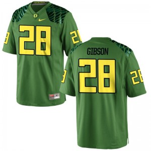 University of Oregon Billy Gibson Game Mens Jerseys - Apple Green