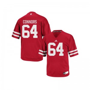 Authentic Wisconsin Badgers Brett Connors For Men Red Jerseys
