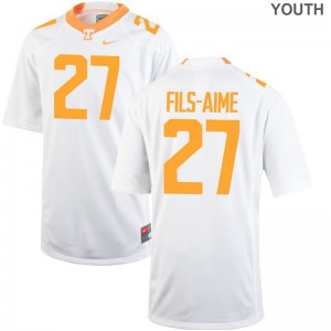 Limited White Carlin Fils-aime Jerseys S-XL Youth Tennessee Vols
