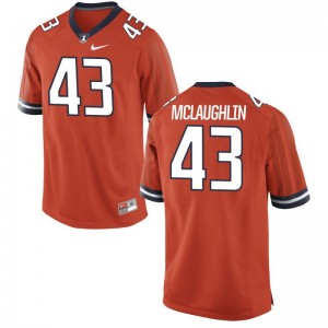 Orange Game Mens UIUC Jersey of Chase McLaughlin