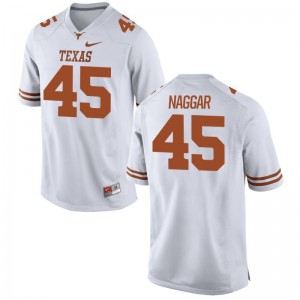 Texas Longhorns Chris Naggar Jersey White Limited For Men