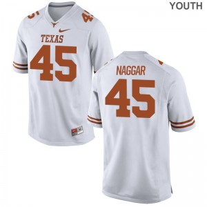 University of Texas Chris Naggar College Jerseys Youth(Kids) Limited - White
