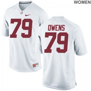 Bama Chris Owens Player Jerseys White Limited For Women