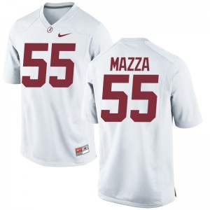 Alabama Cole Mazza Jerseys Mens Limited - White
