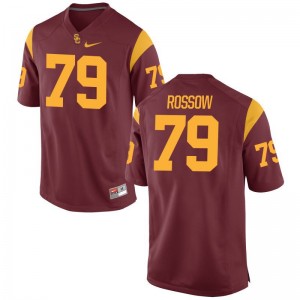 USC Game Connor Rossow For Men Jersey S-3XL - White