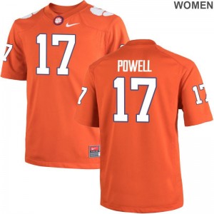Cornell Powell Clemson National Championship For Women Jersey Orange Limited Jersey