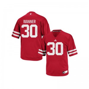 Coy Wanner Wisconsin Mens Jerseys Red Authentic Jerseys
