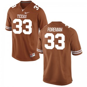 Texas Longhorns D'Onta Foreman Game Orange Mens Football Jerseys