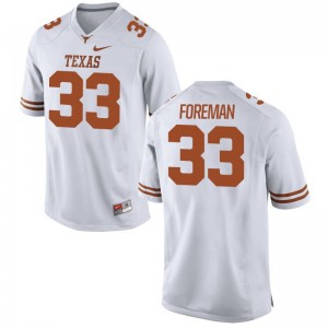 University of Texas D'Onta Foreman Jersey S-3XL Limited Men White