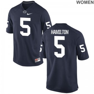 Limited Womens Penn State Nittany Lions Jersey S-2XL of DaeSean Hamilton - Navy