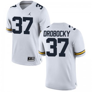 University of Michigan Dane Drobocky For Men Limited Jersey S-3XL - Jordan White