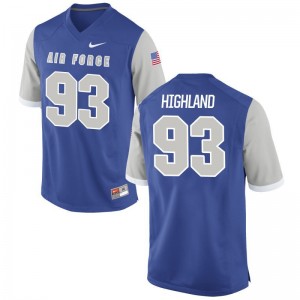 Danny Highland For Men Jerseys S-3XL Royal Game Air Force