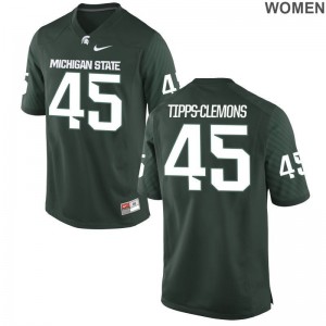 Limited Womens Michigan State Spartans Jerseys S-2XL Darien Tipps-Clemons - Green