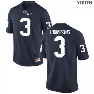 DeAndre Thompkins For Kids Player Jerseys Navy Penn State Nittany Lions Limited