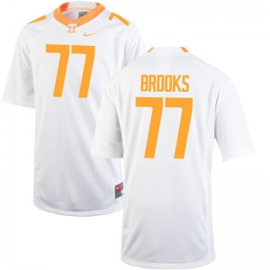 UT Devante Brooks Football Jerseys Men Game Jerseys - White