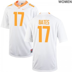 Dillon Bates Tennessee Volunteers Game Womens NCAA Jersey - White