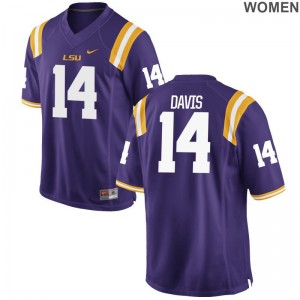 LSU Limited Ladies Drake Davis Jerseys - Purple
