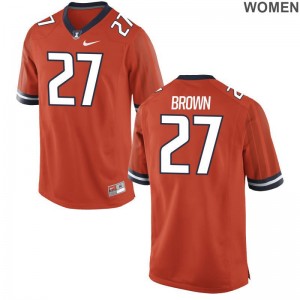 University of Illinois Dre Brown For Women Game Jersey Orange