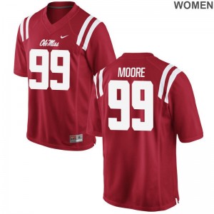 Herbert Moore University of Mississippi Red Game Womens High School Jerseys
