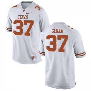 University of Texas Jack Geiger Jerseys S-3XL Limited For Men White