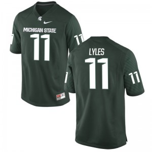 Michigan State Spartans Jamal Lyles High School Jersey For Men Game Green