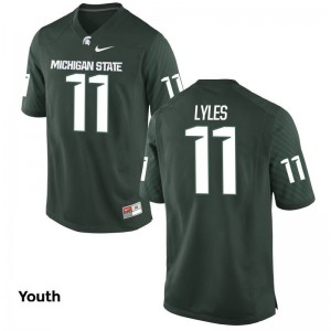 Michigan State Spartans Jamal Lyles Limited Kids NCAA Jersey - Green