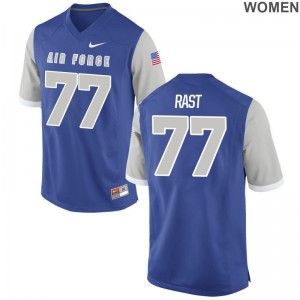 Ladies James Rast Jersey Air Force Falcons Royal Limited