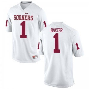 S-3XL Oklahoma Sooners Jarvis Baxter Jersey Player Mens Limited White Jersey