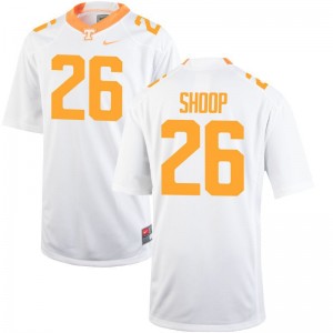 Game For Men Tennessee Vols Jerseys S-3XL of Jay Shoop - White