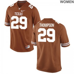 University of Texas Josh Thompson Game Womens Player Jerseys - Orange