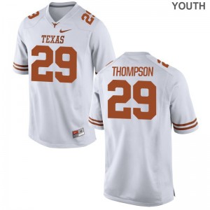 University of Texas Game Youth Josh Thompson Player Jerseys - White