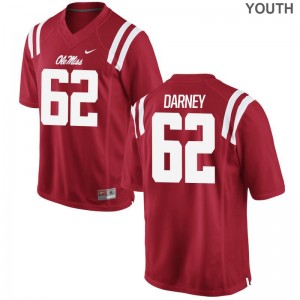 Red Limited Youth Rebels Player Jersey of Kamden Darney