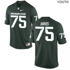 Michigan State University Youth Game Green Kevin Jarvis Alumni Jersey