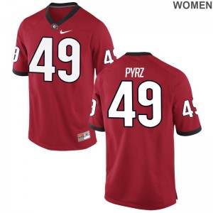 Koby Pyrz UGA Bulldogs Jersey Women Game Red College