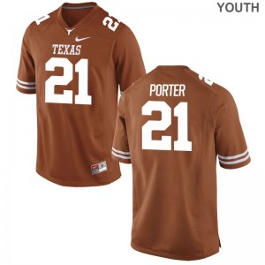 Youth(Kids) Game University of Texas Jerseys Kyle Porter Orange Jerseys