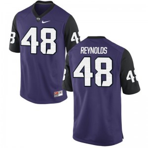 Lucas Reynolds Texas Christian Jersey Limited Purple Black Mens Jersey