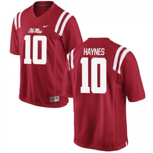 For Men Game Ole Miss Rebels High School Jersey of Marquis Haynes - Red