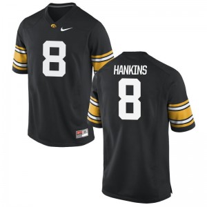 Matt Hankins Hawkeyes High School Jerseys Limited Men Black Jerseys