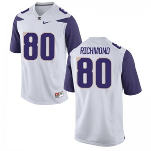 UW NCAA Jersey of Max Richmond For Men White Limited