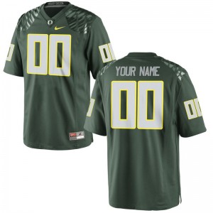 Limited Mens Green Oregon College Custom Jersey of 