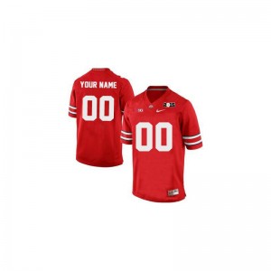 Ohio State Limited Mens Custom Jerseys - Red 2015 Patch